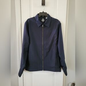 Cutter & Buck CB WeatherTec Mason Full Zip Jacket Navy Blue Men's LT Large Tall